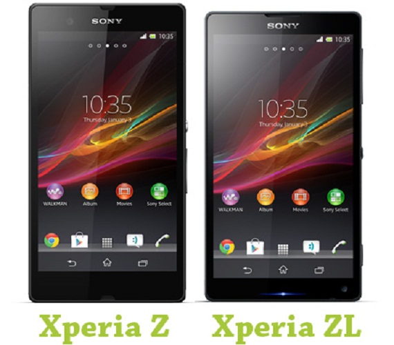 Sony Xperia Z và Sony Xperia ZL đã lộ diện