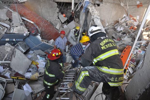 Nổ tòa nhà 54 tầng Mexico gần 100 người thương vong