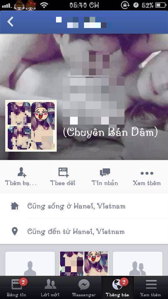 Nữ sinh tung anh nude bán dâm trên facebook hình 1